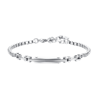 Bracciale Luca Barra Uomo in Acciaio BA1800
